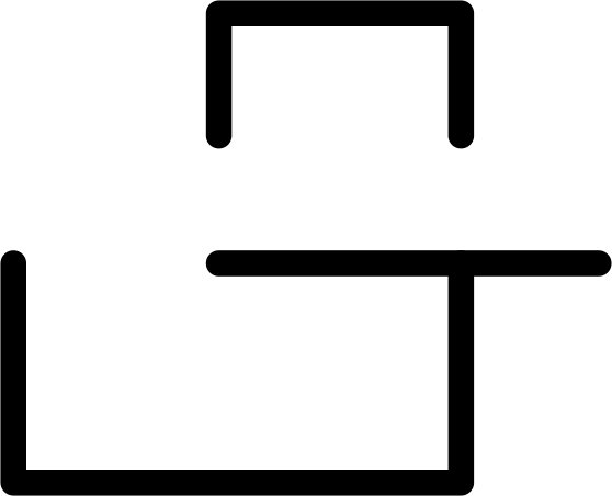 À contrebas logo