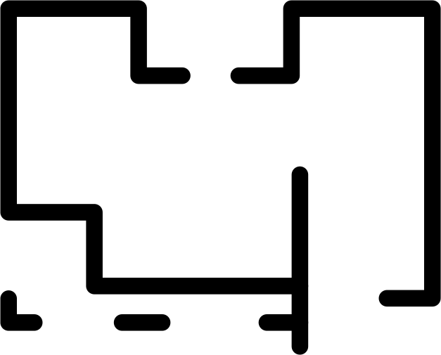 Symétrie fracturée logo
